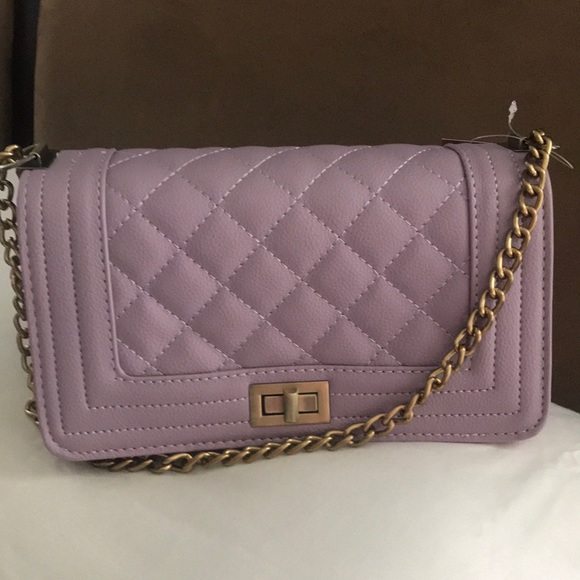 Forever 21 Handbags - NEW Lavender quilted handbag